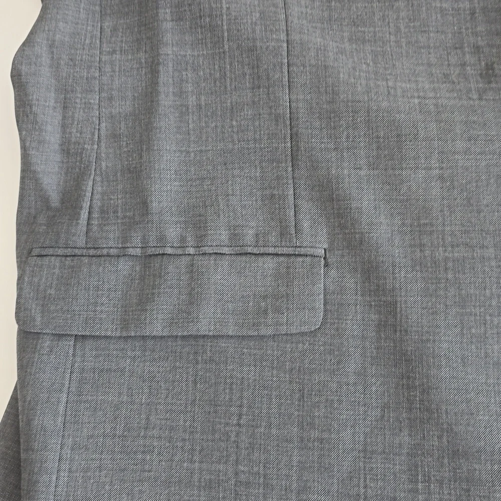 Lauren Ralph Lauren Wool 2 Button Blazer Suit  Jacket Gray Size 46L